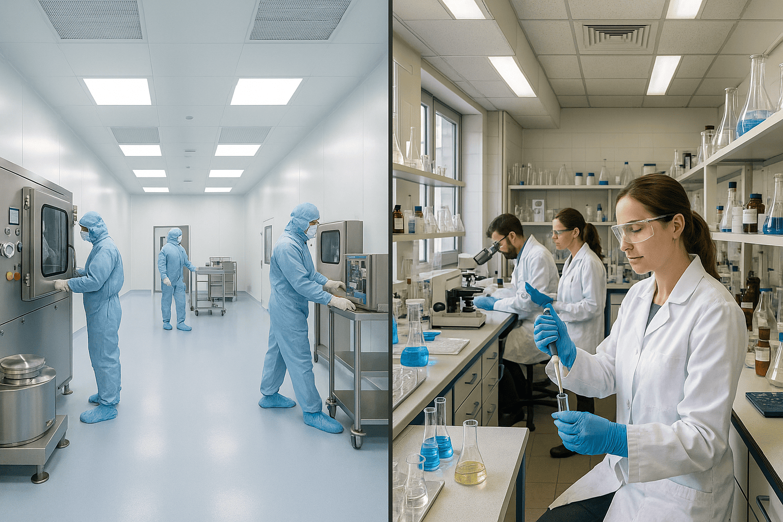 Difference Between Cleanroom and Laboratory